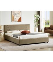 Кровать SIGNAL COLUMBIA Velvet Bluvel 28 бежевый, 160/200