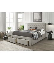 Кровать HALMAR MARISOL бежевый, 160/200