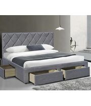 Кровать HALMAR BETINA серый, 160/200