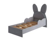 Кровать МК Стиль ДЖЕРСИ КР-002 ЗАЙКА (серый) ..