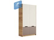 Шкаф МК Стиль RICH ШК-002 дуб крафт золотой/м..