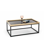 Стол журнальный HALMAR VESPA натуральный/черный, 100/60/39