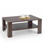 Стол журнальный HALMAR KWADRO темный орех/темный орех, 110/65/53