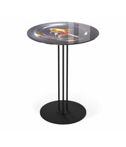 Стол журнальный Sheffilton SHT-CT55/H43 лунная ночь/черный муар