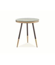 Стол журнальный SIGNAL VEGA C мраморный эффект/черный, 45/50