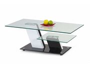 Стол журнальный HALMAR SAVANA  черый/белый..