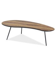 Стол журнальный SIGNAL ENVO A орех/черный, 122/67/35