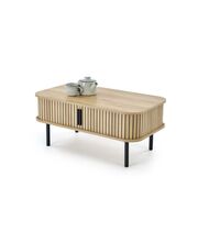 Стол журнальный HALMAR ANGELINA натуральный/черный