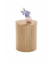 Стол журнальный HALMAR WOODY-S натуральный, 40/50