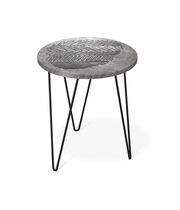 Стол журнальный Sheffilton SHT-CT79-1 мокрый асфальт/черный муар