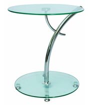 Стол журнальный SIGNAL MUNA металл/стекло