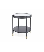 Стол журнальный SIGNAL LAGUNA A белый/черный, 45/48