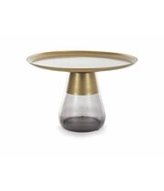 Стол журнальный SIGNAL TIFFANY B золотой/черный, 70/43