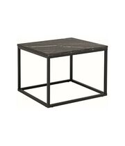 Стол журнальный SIGNAL ROSSI B черный мрамор/черный