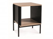 Стол журнальный SIGNAL KARINA B дуб/черный ма..