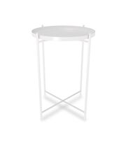 Стол журнальный Sheffilton SHT-CT8 артикул Сж-97 белый муар