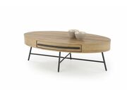 Стол журнальный HALMAR CAROLINA дуб золотой/ч..