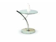 Стол журнальный HALMAR IRIS бесцветный/хром, ..