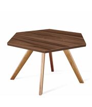 Стол журнальный Sheffilton SHT-S39/ТТ20 70 ЛДСП артикул SHT-СЖ6 светлый орех/орех тьеполо