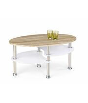 Стол журнальный HALMAR MEDEA дуб сонома/белый, 90/50/45