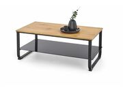 Стол журнальный HALMAR ARTIGA дуб золотой/чер..