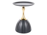 Стол журнальный SIGNAL PIANA черный/золотой 3..