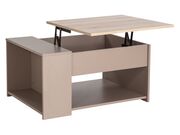 Стол журнальный SIGNAL DROP дуб/бежевый 80/60..