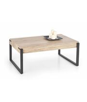 Стол журнальный HALMAR CAPRI дуб сан ремо/черный, 110/64/42