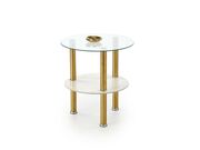 Стол журнальный HALMAR DUCAT S белый мрамор/п..