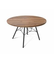 Стол журнальный Sheffilton SHT-S100/МДФ 70 артикул Сж-88 черный муар/светлый орех