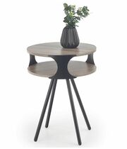 Стол журнальный HALMAR KIRBY темный дуб сонома/черный, 45/60