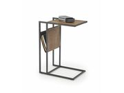 Стол журнальный HALMAR COMPACT дуб золотой/че..