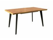 Стол обеденный SIGNAL FRESNO дуб/черный 120-1..