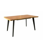 Стол обеденный SIGNAL FRESNO дуб/черный 120-180/80