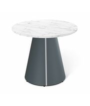 Стол Sheffilton SHT-TU89/TT 90 ЛДСП антрацит/серый/мрамор кристалл