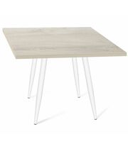 Стол Sheffilton SHT-TU14/80/80 ЛДСП артикул SHT-T181 белый муар/дуб выбеленный