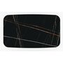 Стол обеденный SIGNAL AVANGARD II Ceramic Noir Laurent черный/черный мат 160-240/90