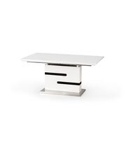 Стол обеденный HALMAR MONACO белый/серый, 160-220/90/76