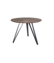 Стол обеденный SIGNAL TETIS орех винтажный/черный мат, 100