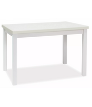 Стол обеденный SIGNAL ADAM 120 белый мат/белый мат, 120/68/75