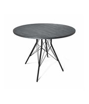 Стол Sheffilton SHT-TU2-1/ТТ 90 МДФ артикул SHT-T210 черный муар/каменный уголь