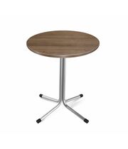 Стол Sheffilton SHT-TU7-1/70 МДФ хром лак/черный/орех светлый