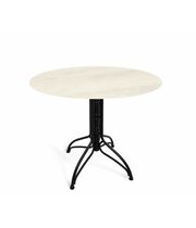 Стол Sheffilton SHT-TU25/TT21-6 90 керамика  чёрный муар/песчаное облако