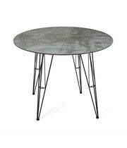 Стол Sheffilton SHT-TU10/ТT27-1 90 пластик HPL черный/бостон темный