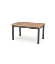 Стол обеденный HALMAR TIAGO дуб крафт/черный, 140-220/80/76