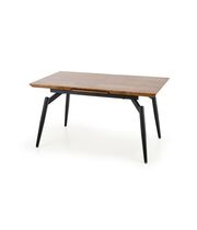 Стол обеденный HALMAR CAMBELL дуб натуральный/черный, 140-180/80/74