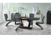 Стол обеденный HALMAR FARREL черный/орех, 160..