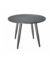 Стол Sheffilton SHT-TU14/TT 90 МДФ черный муар / каменный уголь