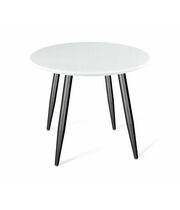 Стол Sheffilton SHT-TU14/80 МДФ артикул SHT-T49 черный муар/белый