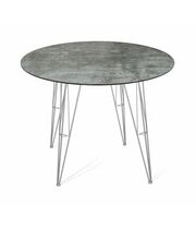 Стол Sheffilton SHT-TU10/ТT27-1 90 пластик HPL хром лак/бостон темный